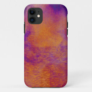 Aquarellrot-gelb-blaue lila Grafik Case-Mate iPhone Hülle