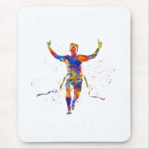 Aquarellrunner Mousepad