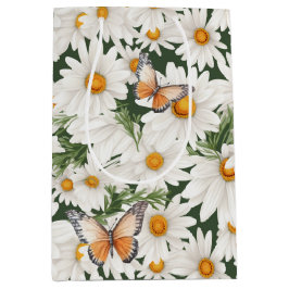 Aquarellsäulen und Monarchschmetterlinge Mittlere Geschenktüte