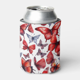 Aquarellschmetterlinge Dosenkühler