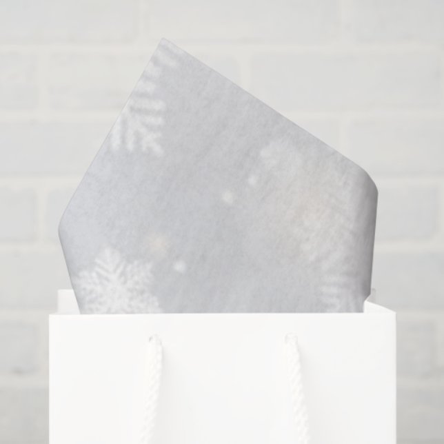 Aquarellschnee Seidenpapier (Geschenktüte)
