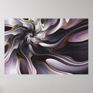 Aquarellseide Poster