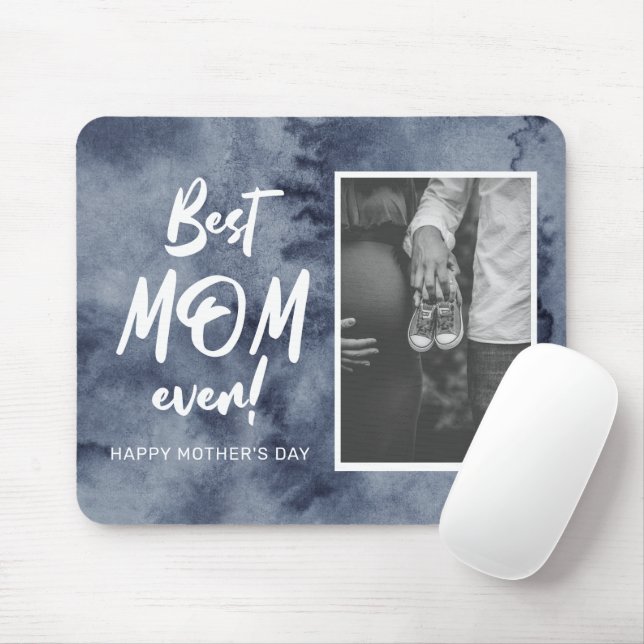 Aquarellspritze die beste Mutter aller Zeiten Mousepad (Mit Mouse)