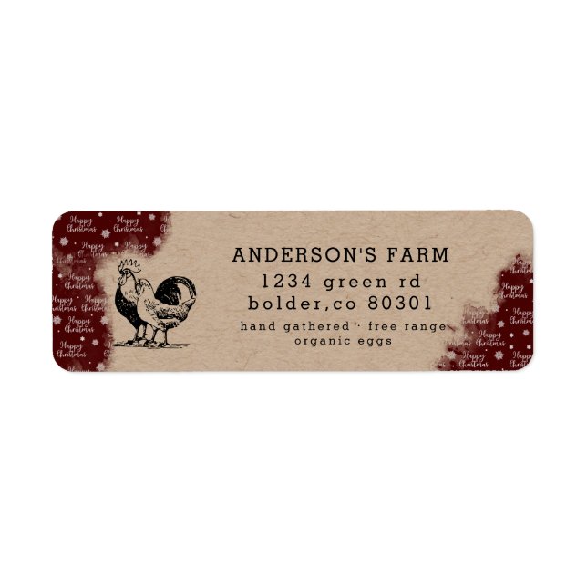 Aquarellspülbetrieb Rücksendeadresse (Vorne)