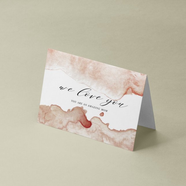 Aquarellspülen Mutterkarte Karte (Von Creator hochgeladen)