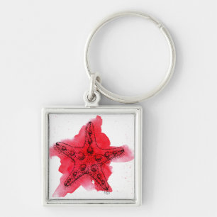 AquarellStarfish Schlüsselanhänger