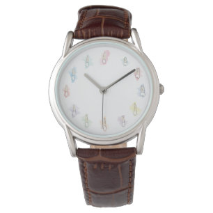 Aquarellstelle Armbanduhr