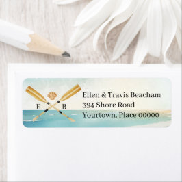 Aquarellstrand Oars Rücksendeadresse