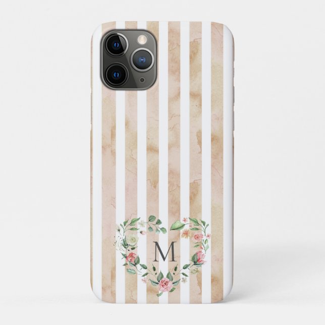 Aquarellstreifen Case-Mate iPhone Hülle (Rückseite)