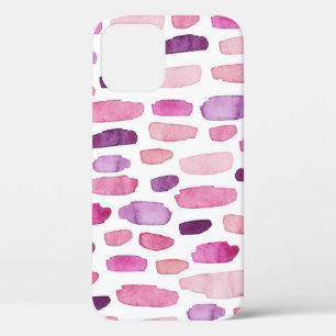 Aquarellstriche: Rosa, Lila Muster. Case-Mate iPhone Hülle