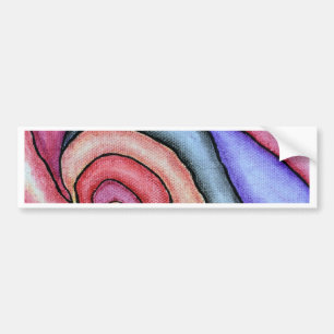 Aquarellstrudel Autoaufkleber