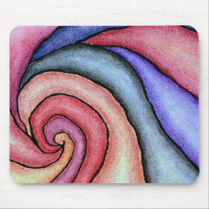 Aquarellstrudel Mousepad