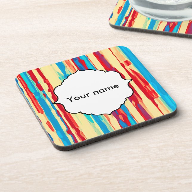 Aquarelltextur Getränkeuntersetzer (Linke Seite)