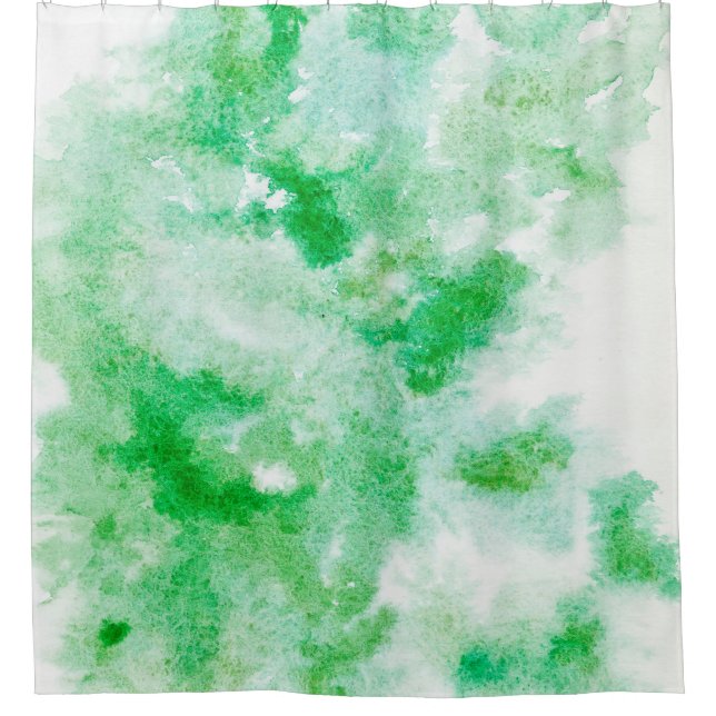 Aquarelltextur im Hintergrund Duschvorhang (Vorderseite)