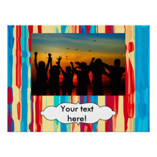 Aquarelltextur Poster