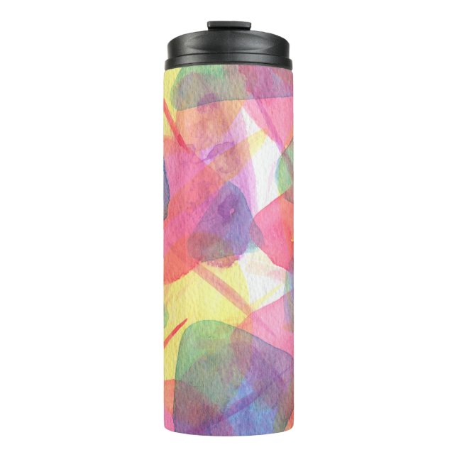 Aquarelltextur Thermosbecher (Vorderseite)
