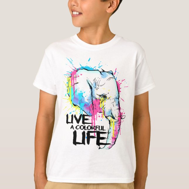 Aquarelltierreihe T-Shirt (Vorderseite)