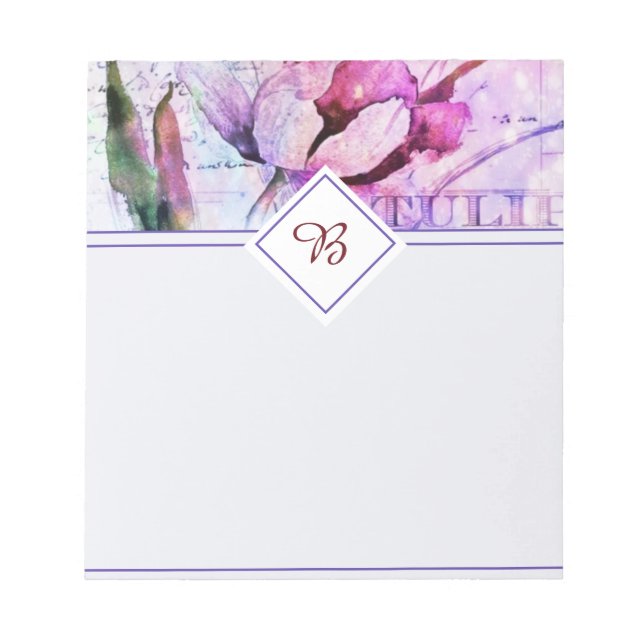 Aquarellunterlage Notizblock (Vorderseite)