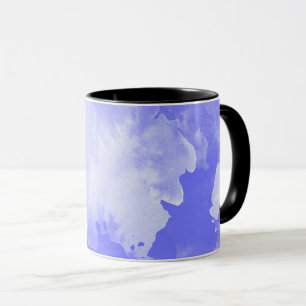 Aquarellveilchenmuster Tasse
