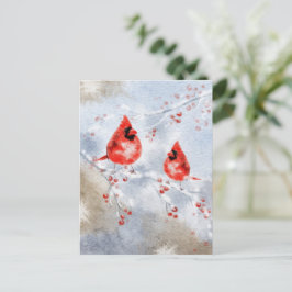 Aquarellvögel Postkarte | Beautiful Bird