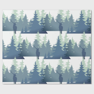 Aquarellwald Art Geschenkpapier