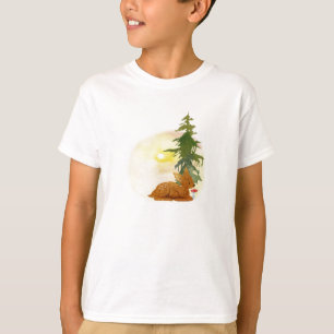 Aquarellwald Fawn T-Shirt