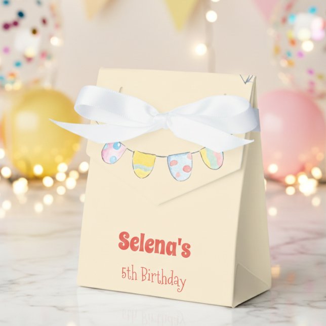 Aquarellwaldtiere Kind Geburtstag Geschenkschachtel (Von Creator hochgeladen)