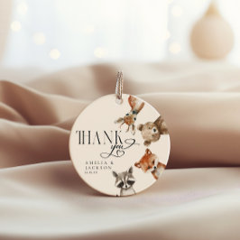 Aquarellwaldtiere Vielen Dank Geschenkanhänger