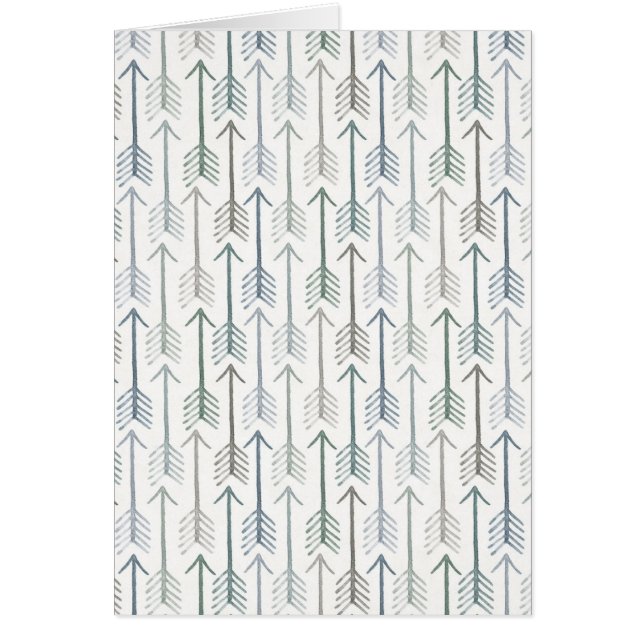 Aquarellwanderlust-Pfeil-Muster (Vorne)