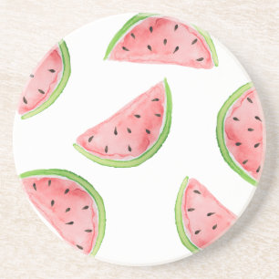 Aquarellwassermelonescheiben Untersetzer