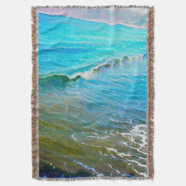 Aquarellwellen  decke