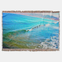 Aquarellwellen  decke