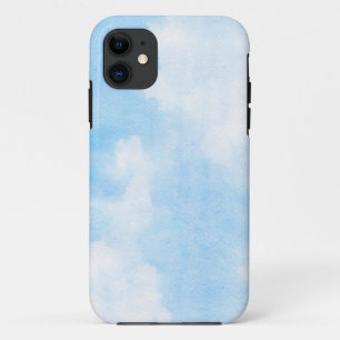 Aquarellwolken und Himmelhintergrund Case-Mate iPhone Hülle
