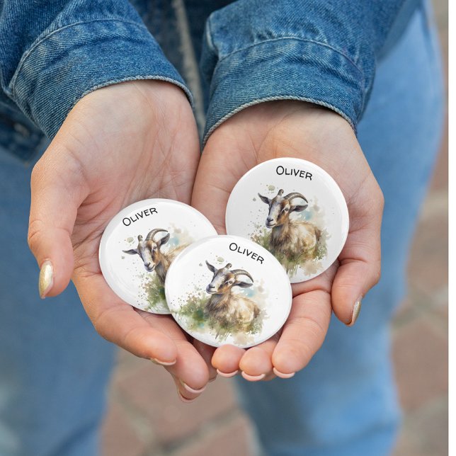 Aquarellziege Flaschenöffner (Von Creator hochgeladen)