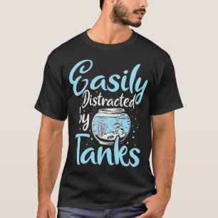 Aquarianer Aquaristik Aquarium Liebhaber Fischhalt T-Shirt