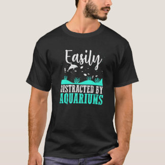 Aquarien Leicht Ablenkbar Fischpanzer Fische T-Shirt