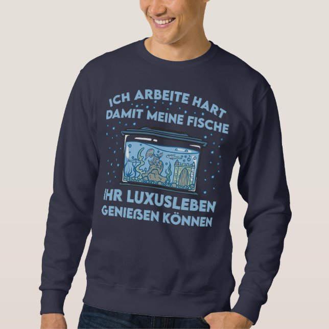 Aquarienaquarium-Zierfischgeschenk  Sweatshirt (Vorderseite)