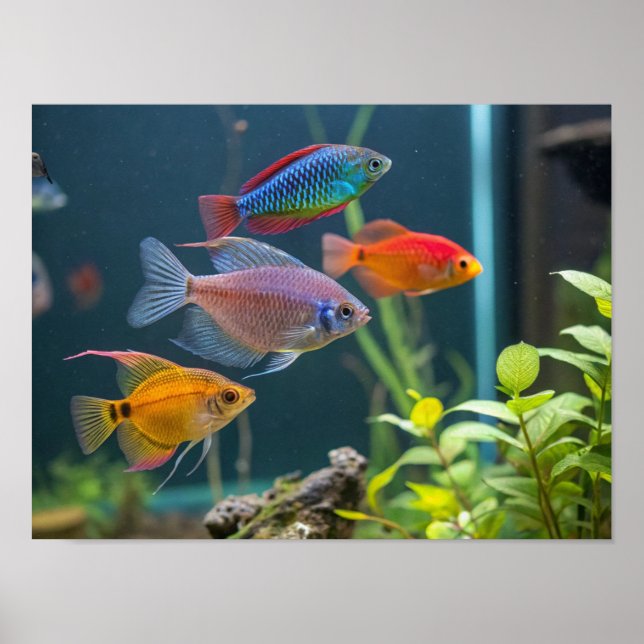 Aquarienfisch Poster (Vorne)