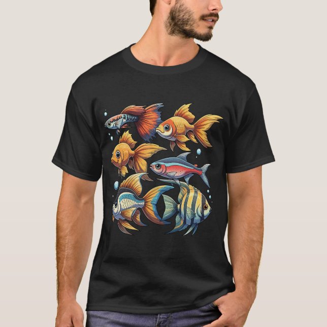 Aquarienhaltung T-Shirt (Vorderseite)