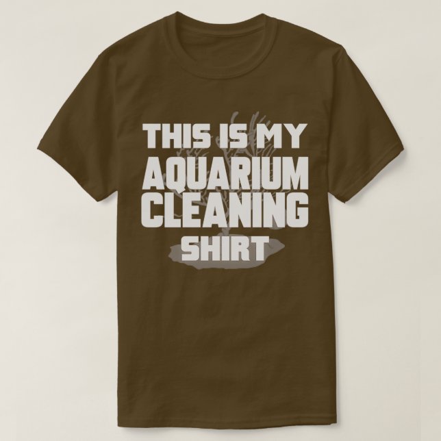 Aquarienreinigung 2 T-Shirt (Design vorne)