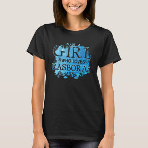Aquarienwasser Fisch Frauen nur ein Mädchen das Ro T-Shirt