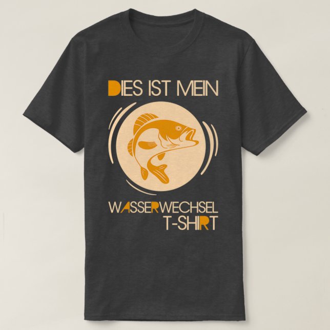 Aquarienwasserwechsel - Aquarienschwimmer 4 T-Shirt (Design vorne)