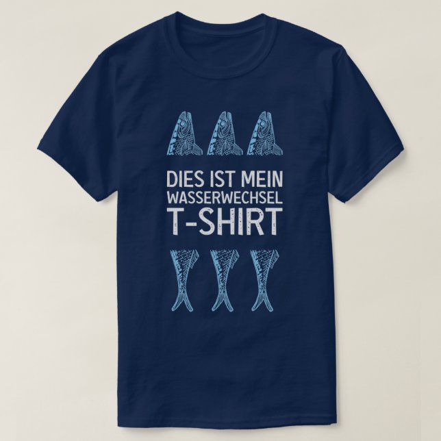 Aquarienwasserwechsel T-Shirt (Design vorne)