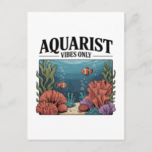 Aquarist Fish Collector Aquarium Junkie Fish Lover Feiertagspostkarte