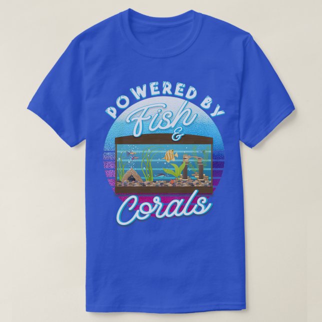 Aquaristisches Aquascaping Fisch Aquarium Aquarist T-Shirt (Design vorne)