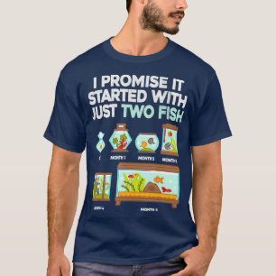 Aquarium Addict Aquarium Aquarist Fisch T-Shirt