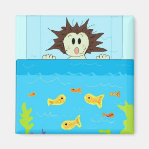 Aquarium-Ansicht Magnet