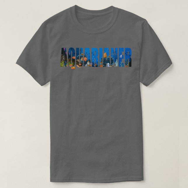 Aquarium Aquarist Fisch Hobby Aquascaping 1 T-Shirt (Design vorne)