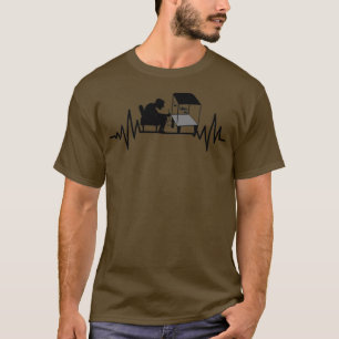 Aquarium Aquariums Dekoration heartbeat Aquar T-Shirt