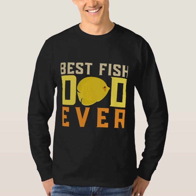 Aquarium Eigentümer Bester Vater je Fisch Behalten T-Shirt (Vorderseite)